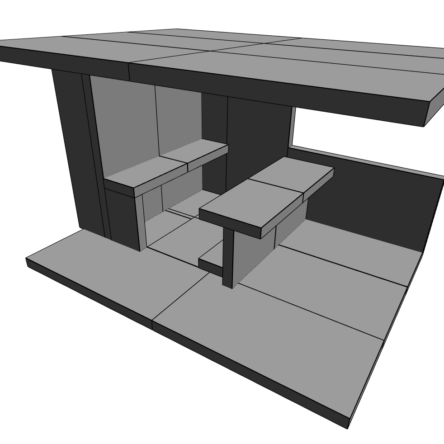 Módulo Cocina de 3.6 x 5 x 3 metros