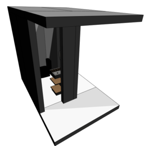 Módulo 1/2 Baño y Closet de 3.6 x 2.44 x 3 metros